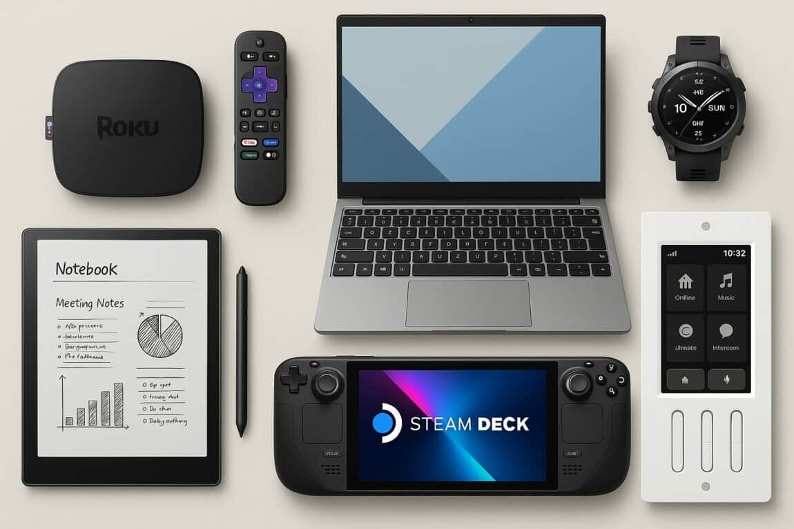 Roku Ultra, Framework Laptop, Kindle Scribe, Steam Deck OLED, Garmin akıllı saat, Ring Alarm Pro ve Brilliant akıllı ev paneli gibi Amerika’dan getirilebilecek teknolojik cihazlar